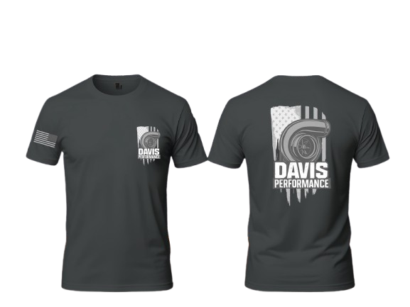 Patriotic Charcoal Grey Thick Short Sleeve Tee