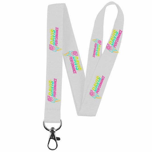 White Summer Lanyard